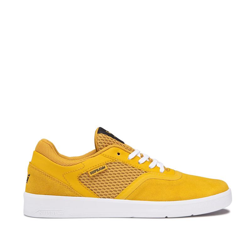 Zapatillas Bajas Supra Argentina Hombre - SAINT Amarillo (BAVXN-5764)